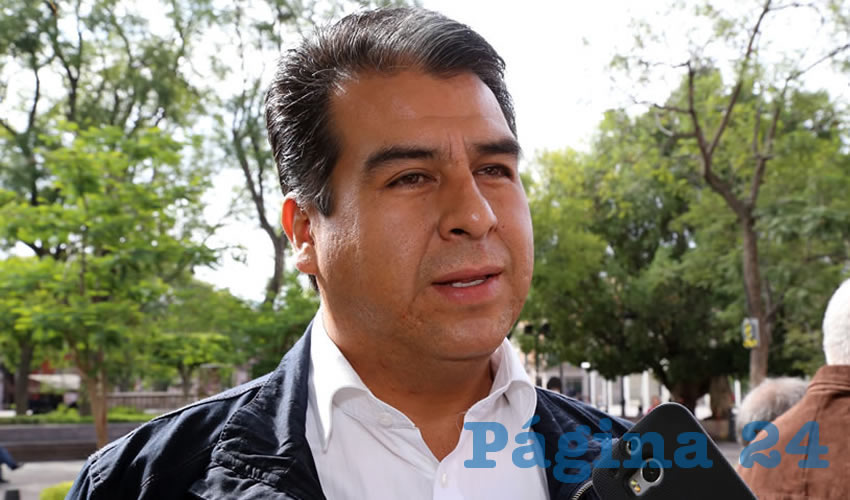 Cuauht&eacute;moc Escobedo Tejada, alcalde de Pabell&oacute;n de Arteaga