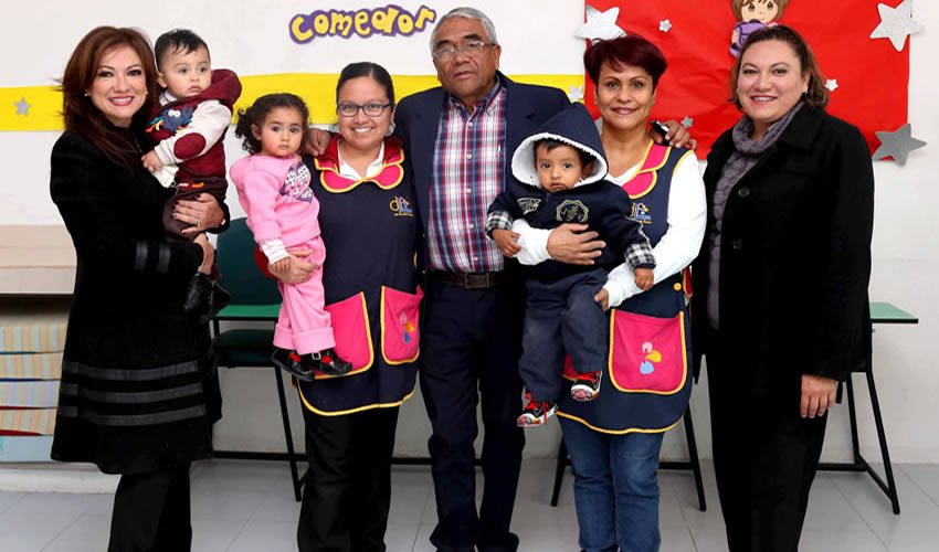 Se proporciona atención a infantes desde los tres meses a los cinco años de edad