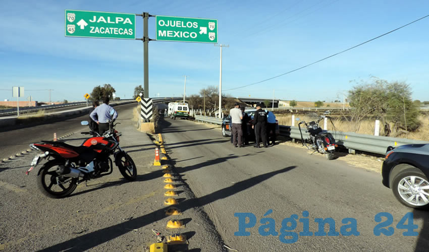En el entronque de la carretera federal 71 y avenida Siglo XXI, encontró la muerte Pedro Montoya Esquivel