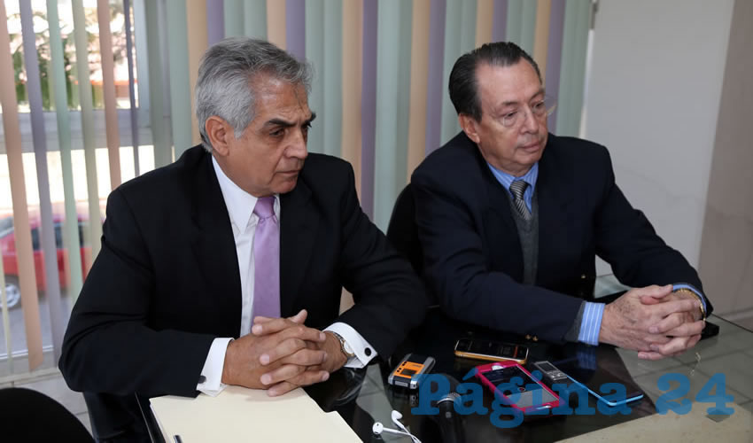 Miguel Ángel Breceda Solís y Abel Hernández Esparza insisten en la impugnación de Fiats Notariales (Foto: Eddylberto Luévano Santillán)