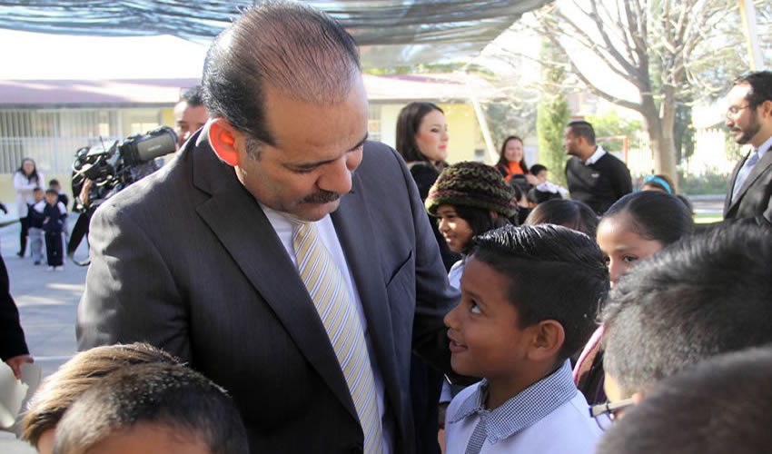 El gobernador Martín Orozco Sandoval anunció que este año se rehabilitará un total de 180 escuelas públicas