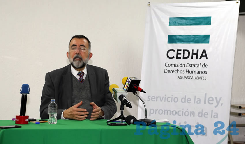 Jesús Eduardo Martín Jáuregui, presidente de la CEDHA (Foto: Eddylberto Luévano Santillán)
