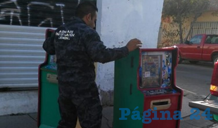 En La Barranca fueron incautadas dos m&aacute;quinas tragamonedas