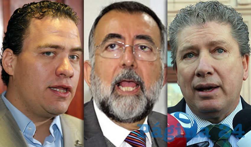 Francisco Ruiz L&oacute;pez, presidente de la Coparmex | Jes&uacute;s Eduardo Mart&iacute;n J&aacute;uregui, presidente de la CEDHA | Jos&eacute; Luis Perales de Le&oacute;n, presidente del Colegio de Notarios