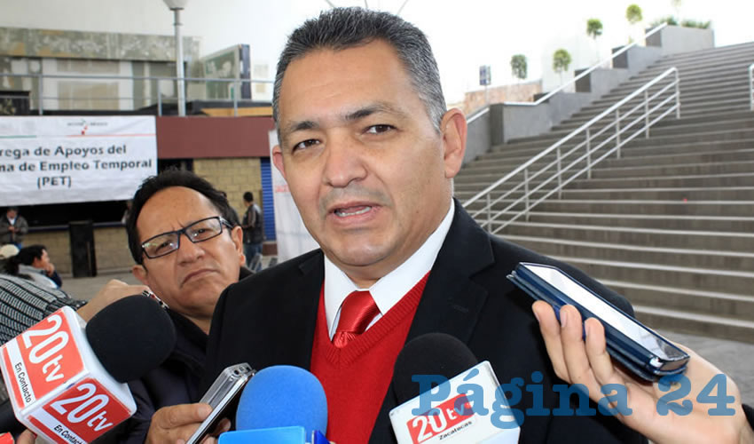 Ariel Vargas Pineda: “Tenemos un Zacatecas con altos rezagos en la economía, ya que hay gente que no tiene dinero ni para empezar el día” (Foto: Rocío Castro)