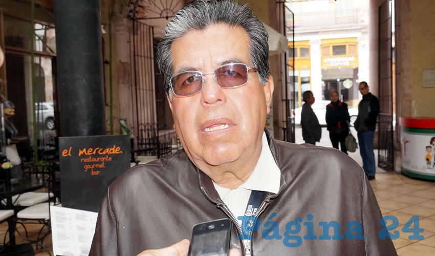 Cuauhtémoc Espinoza Jaime: El conflicto es similar al de Salaverna, Mazapil, pues la empresa minera que se instaló en La Colorada y Salaverna, argumentan lo mismo diciendo que las tierras les pertenecen cuando la comunidad tiene décadas de estar asentada (Foto: Merari Martínez Castro)