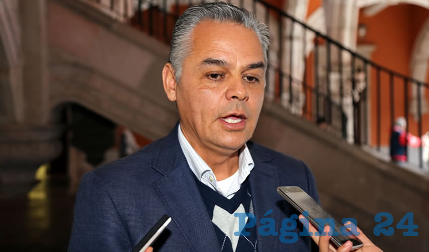 Noel Mata Atilano, presidente municipal de Jesús María (Foto: Eddylberto Luévano Santillán)