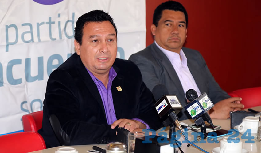 Jesús Morquecho Valdez, presidente estatal del PES (Foto: Eddylberto Luévano Santillán