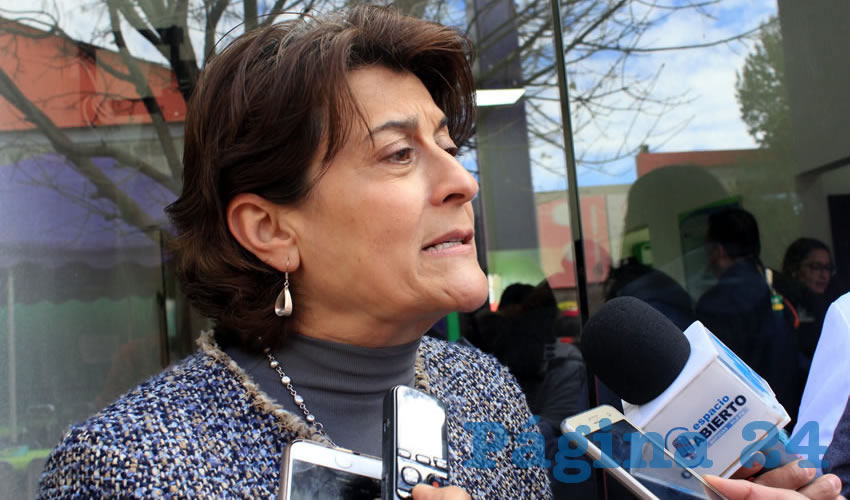 Gema Mercado Sánchez: “Es un plan que vamos a estar difundiendo en estos días y que estamos implementado ya en algunas escuelas” (Foto: Rocío Castro)