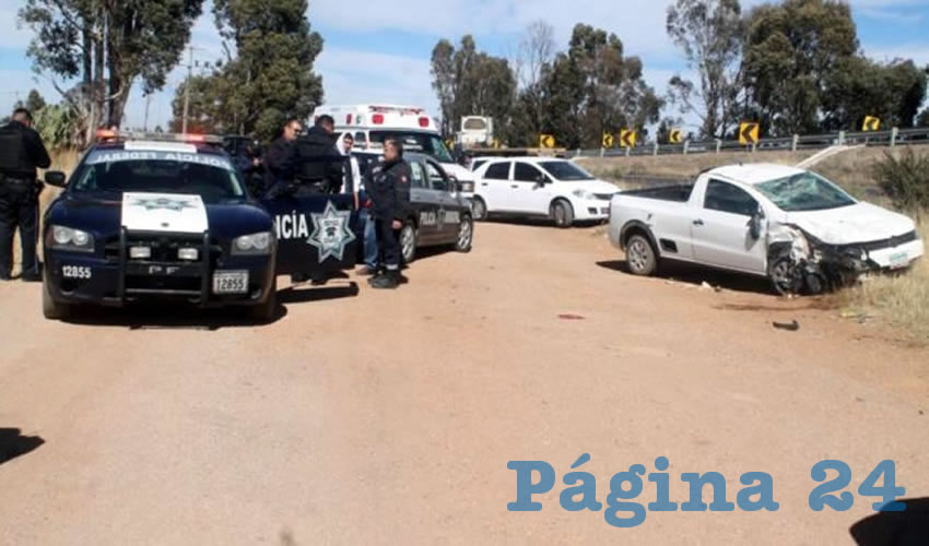 Así quedó la camioneta