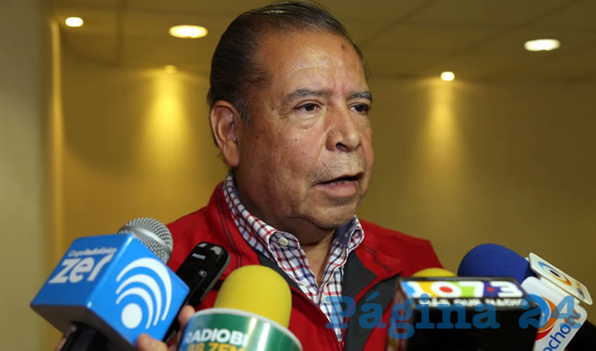 Alfredo González González, secretario general de la Federación de Trabajadores de Aguascalientes (FTA)