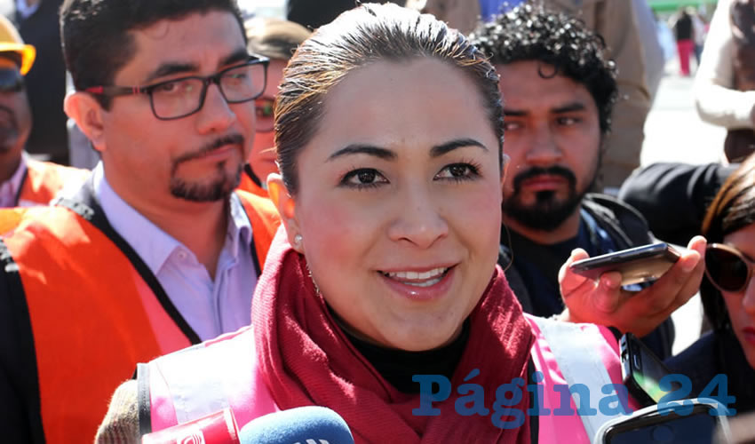 Teresa Jim&eacute;nez Esquivel, presidenta municipal de Aguascalientes