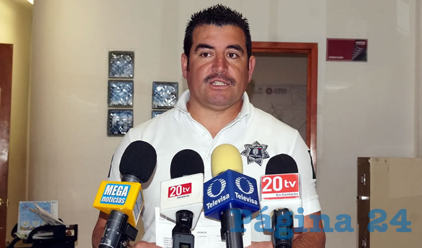Juan José Ríos Gutiérrez: Al tener identificados a los ladrones nos damos cuenta que éstos son mismos que han cumplido sentencia en la prisión por cometer robos a transeúntes, comercio, interior de vehículos y en viviendas (Foto: Merari Martínez Castro)
