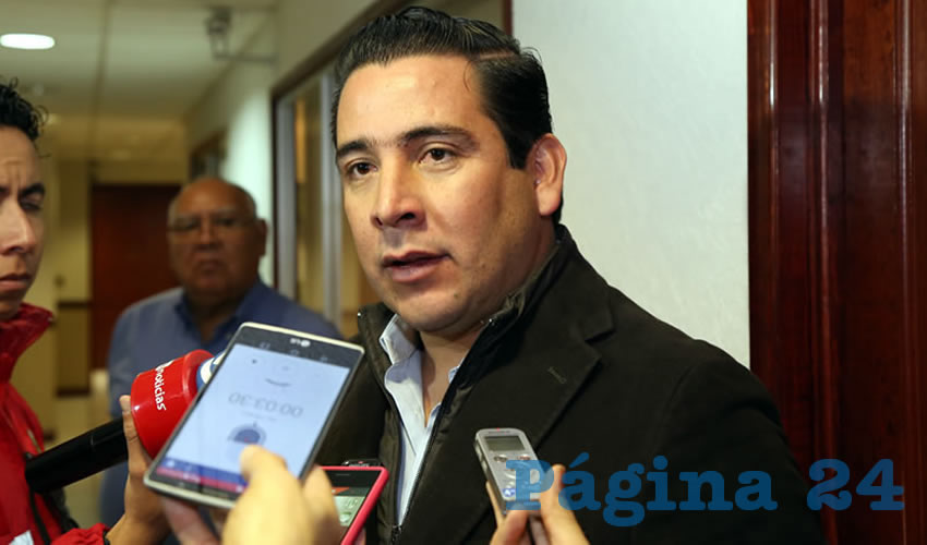 Gustavo Alberto Báez Leos, legislador local (Foto: Eddylberto Luévano Santillán)
