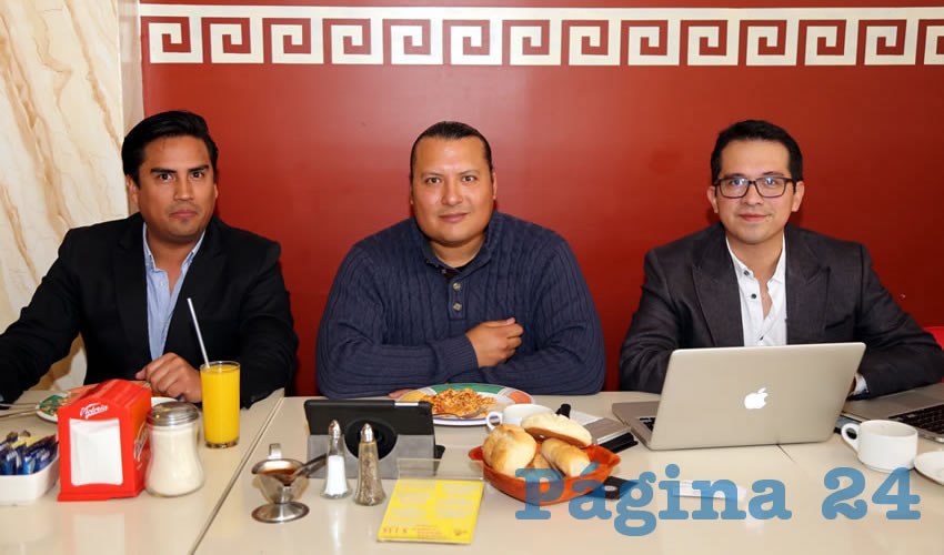 Rueda de prensa del movimiento TEDx en Aguascalientes y la asociación “Creemos en lo que hacemos” (Foto: Eddylberto Luévano Santillán)