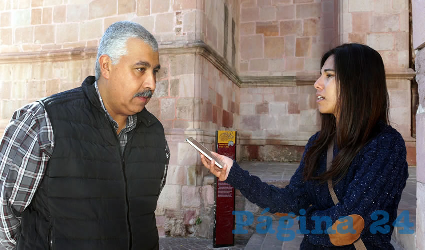 Miguel Agustín Zamora Barrón comunicó que el próximo 17 de febrero tendrá una audiencia constitucional en donde se sabrá si el Juzgado de Distrito concede el amparo o no, en caso de que no, se tendrá que interponer un caso de revisión, el que dijo sería un proceso más lento (Foto: Merari Martínez)