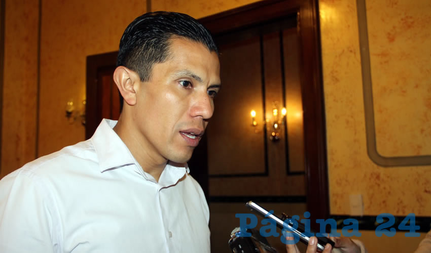 Julio César Nava de la Riva: “Vamos a tratar de trabajar en ello y de ser muy eficientes como lo hemos sido desde el 2013; el desarrollo económico no debe de estar peleado con el tema ambiental, ambas cosas se pueden trabajar de manera armoniosa” (Foto: Rocío Castro)