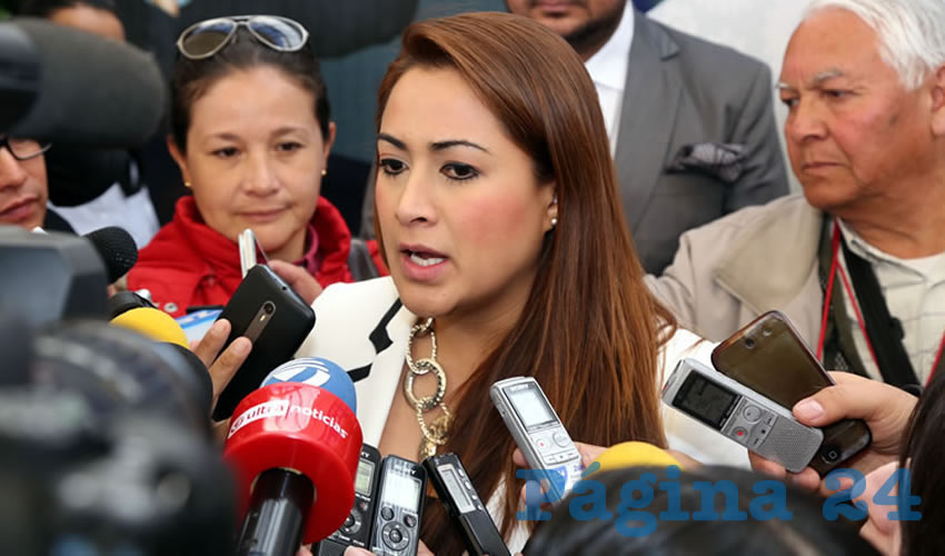 Teresa Jim&eacute;nez Esquivel, presidenta municipal de Aguascalientes, saca la casta (Foto: Eddylberto Lu&eacute;vano Santill&aacute;n)