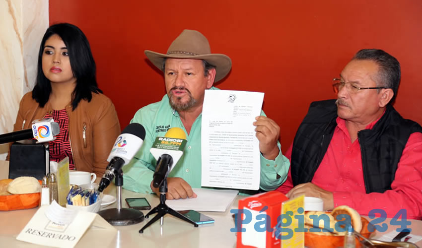 Cecilio Ávila García, líder estatal de la CIOAC (Foto: Eddyberto Luévano Santillán)