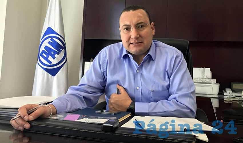 Paulo Gonzalo Mart&iacute;nez L&oacute;pez, presidente estatal del PAN