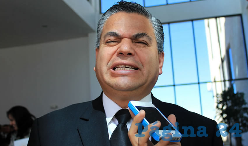 Javier Mendoza Villalpando: “No veo en el presidente Donald Trump más que sangre y carne, no es ningún hombre santo, ni un enviado, mucho menos un iluminado” (Foto: Rocío Castro Alvarado)