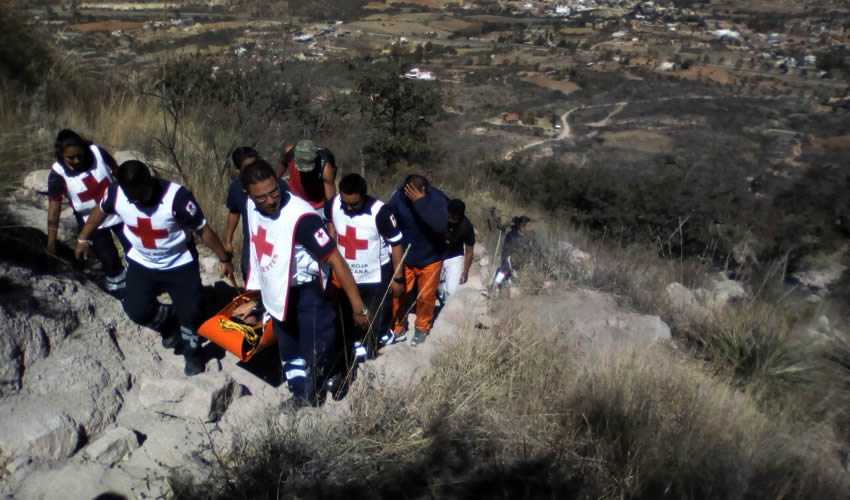 Los socorristas pidieron el apoyo del helic&oacute;ptero de la SSPE