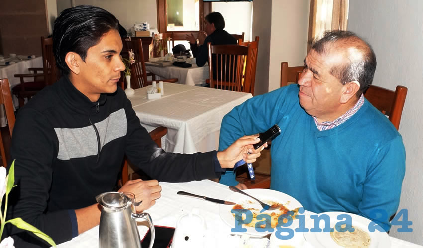 Manuel Ibarra Santos, secretario general del Ayuntamiento de Zacatecas: “Hace falta renovación de las patrullas, habrá la oportunidad de atender estas condiciones precarias en que encontramos la corporación, además revisaremos el armamento y las condiciones materiales de la instancia de seguridad” (Fotos: Merari Martínez Castro)