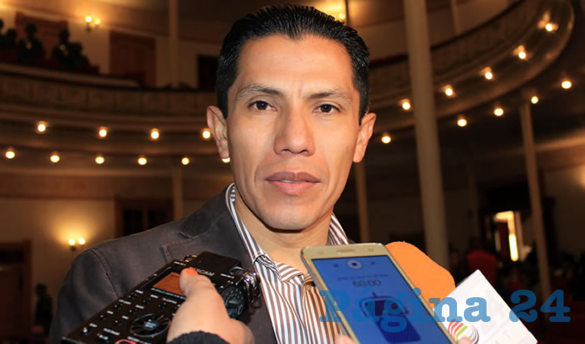Julio César Nava de la Riva, delegado de la Secretaría de Medio Ambiente y Recursos Naturales: “Todo lo que tenga que ver con desarrollo ambiental, fuera de esquemas de si es federal o estatal habremos de apoyar al gobernador” (Foto: Rocío Castro)