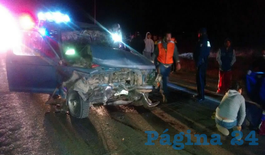 El percance ocurrió la noche del sábado sobre la carretera federal 71