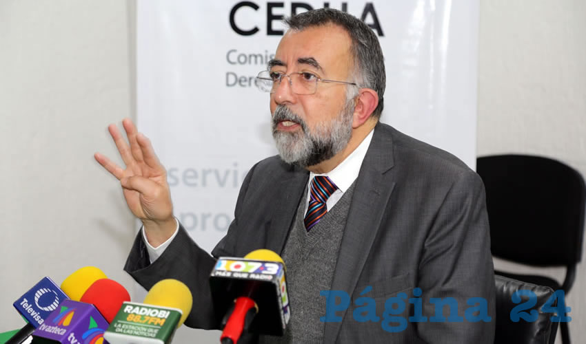 Jes&uacute;s Eduardo Mart&iacute;n J&aacute;uregui, presidente de la CEDHA
