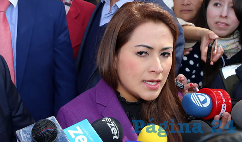 Teresa Jim&eacute;nez Esquivel, presidenta municipal de Aguascalientes (Foto: Edilberto Lu&eacute;vano Santill&aacute;n)