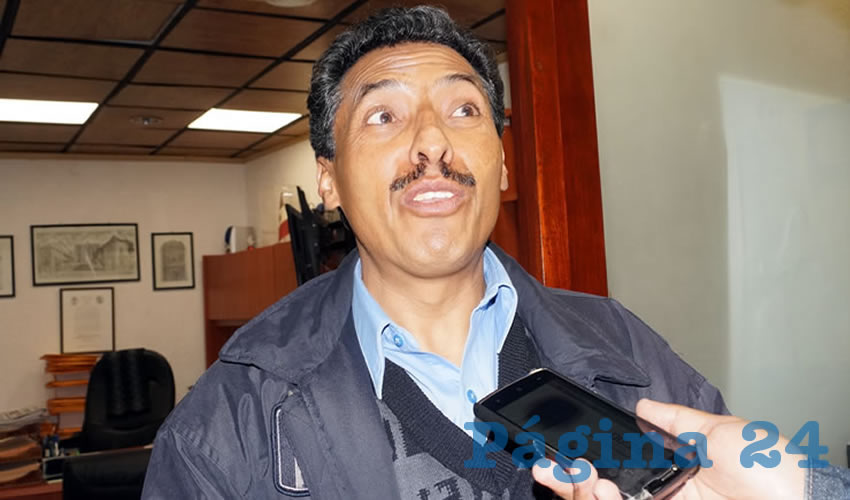 Marcelino Rodarte Hernández: “Desaparecieron el espíritu de la constitución de 1917, los legisladores hicieron añicos todas las conquistas colectivas, derechos y todo se lo pasaron por el arco del triunfo” (Foto: Merari Martínez Castro)