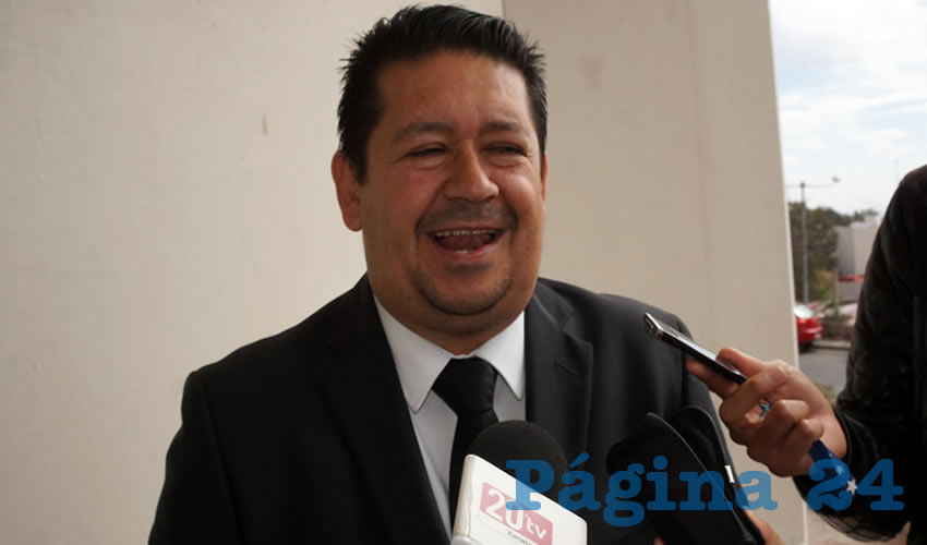 Simitrio Quezada Martínez: “Necesitamos salas más amplias porque estamos hablamos de ciegos que deben tener espacios más o menos abiertos para poder desempeñar su labor” (Foto: Merari Martínez Castro)