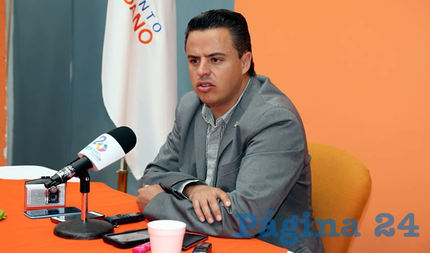 Jaime Dur&aacute;n Padilla, presidente estatal del partido Movimiento Ciudadano (Foto: Eddylberto Lu&eacute;vano Santill&aacute;n