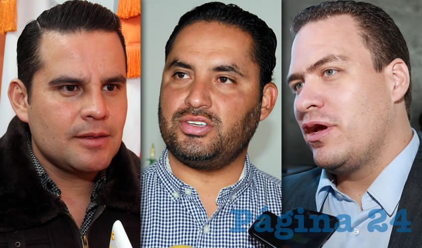 Vicente Pérez Almanza | Emanuelle Sánchez Nájera, presidente del PRD | Francisco Ruiz López, presidente de la Coparmex