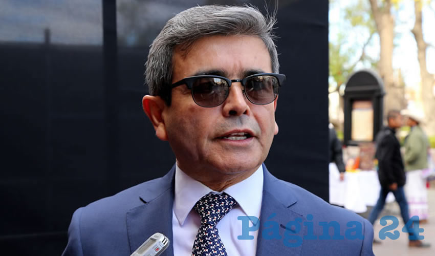 Jos&eacute; de Jes&uacute;s R&iacute;os Alba, presidente del CDM del PRI en Aguascalientes (Foto: Eddylberto Lu&eacute;vano Santill&aacute;n)