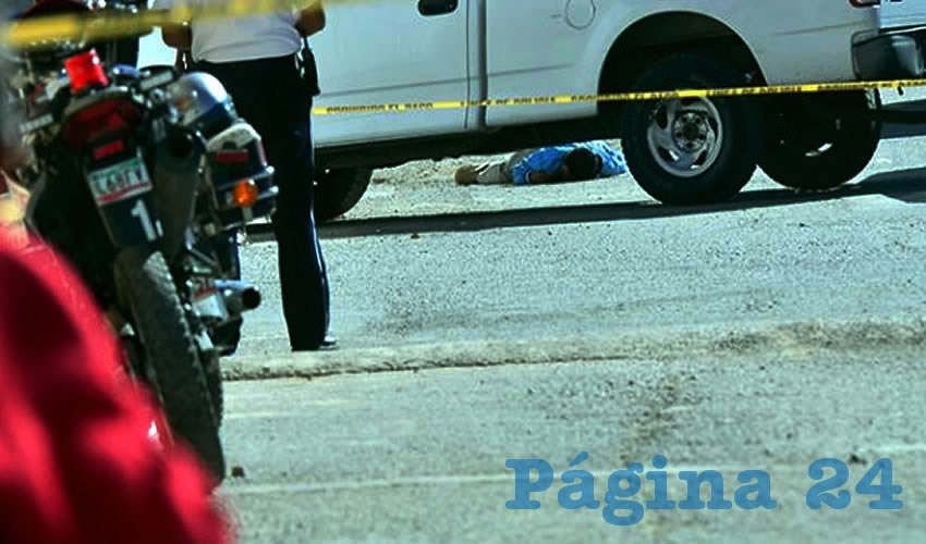 Un hombre de aproximadamente 34 años, fue ejecutado en la calle Ejército Constitucionalista de la colonia La Toma de Zacatecas de la capital
