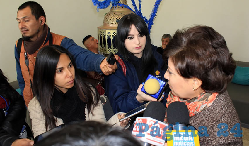 Judit Guerrero López, presidenta municipal de Zacatecas: “Son trabajadores que tiene el mayor número de prestaciones del resto de los servidores públicos municipales del país” (Foto: Rocío Castro)