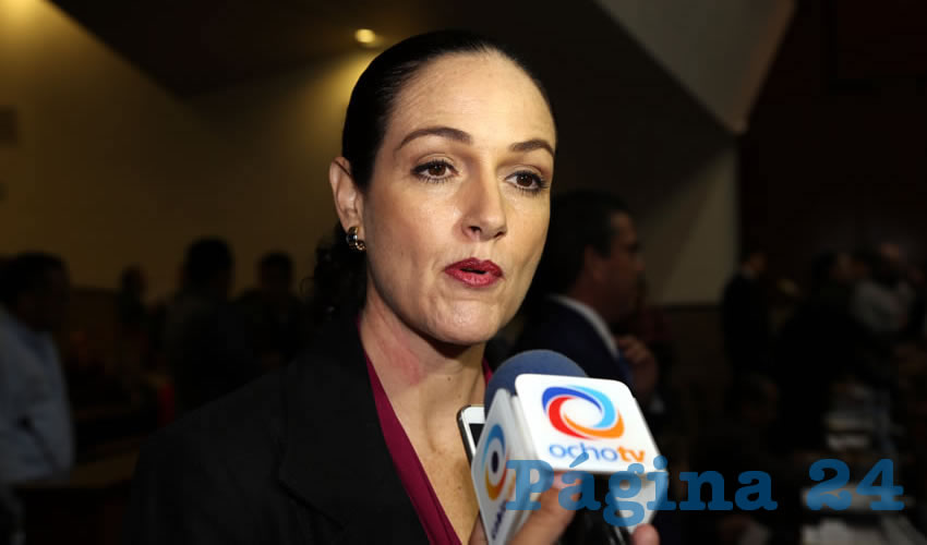 María Cristina Urrutia de la Vega, legisladora local (Foto: Eddylberto Luévano Santillán)