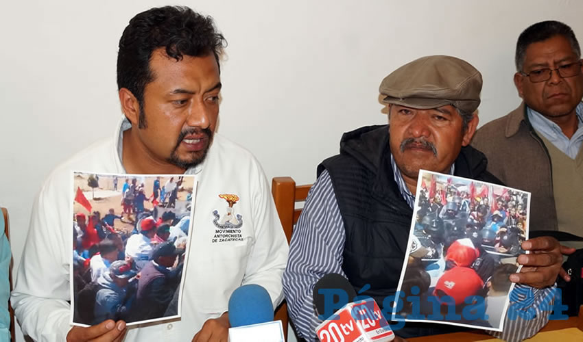 Osvaldo Ávila Tizcareño, líder estatal de Antorcha Campesina y diputado local priísta: “Esta agresión es responsabilidad de la secretaria que se comporta como dictadora al asumir este tipo de conductas lamentables” (Foto: Merari Martínez Castro)