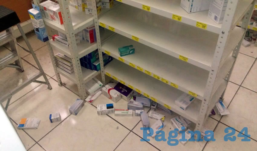 Alrededor de 10 sujetos se llevaron medicamento por un valor aproximado a los 80 mil pesos