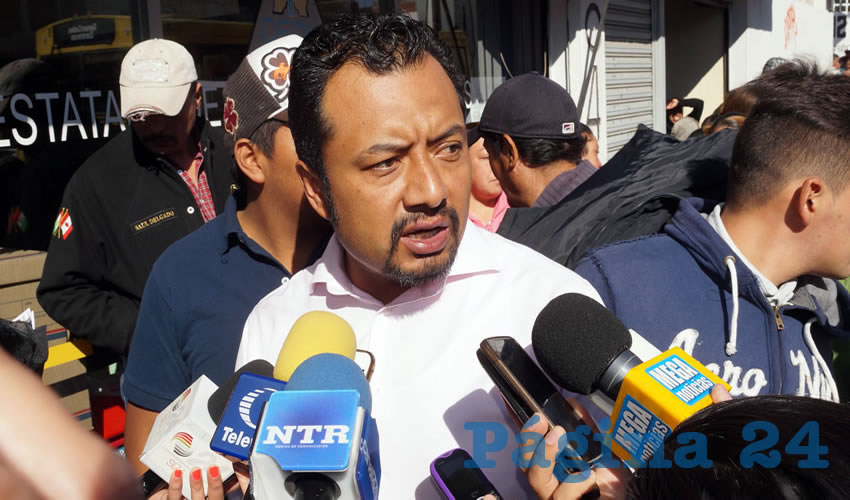 Osvaldo Ávila Tizcareño, legislador por el PRI: Además de poner la demanda en Derechos Humanos, se realizará un punto de acuerdo para solicitar su comparecencia (de Fabiola Rodríguez) en el Congreso del Estado” (Foto: Merari Martínez Castro)
