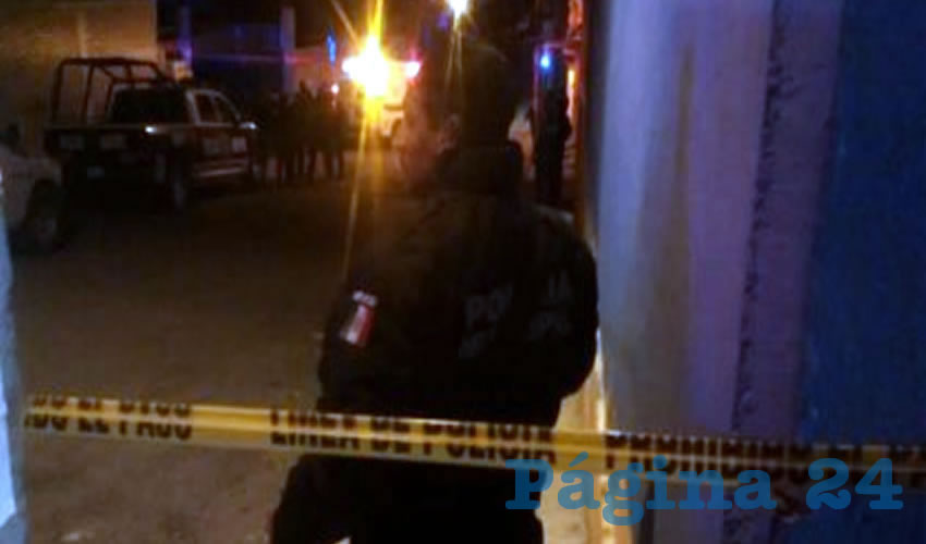 Ayer por la madrugada un hombre fue ejecutado en la calle Principio y Fin de la tercera sección de la colonia Ojo de Agua