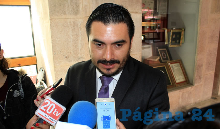 Joshua Mendoza Jasso, titular de la Secretaría de Desarrollo Económico y Turismo: “Este sería el gran proyecto que iría de la mano con el tema de Ciudad Educadora y de la Innovación” (Foto: Rocío Castro)