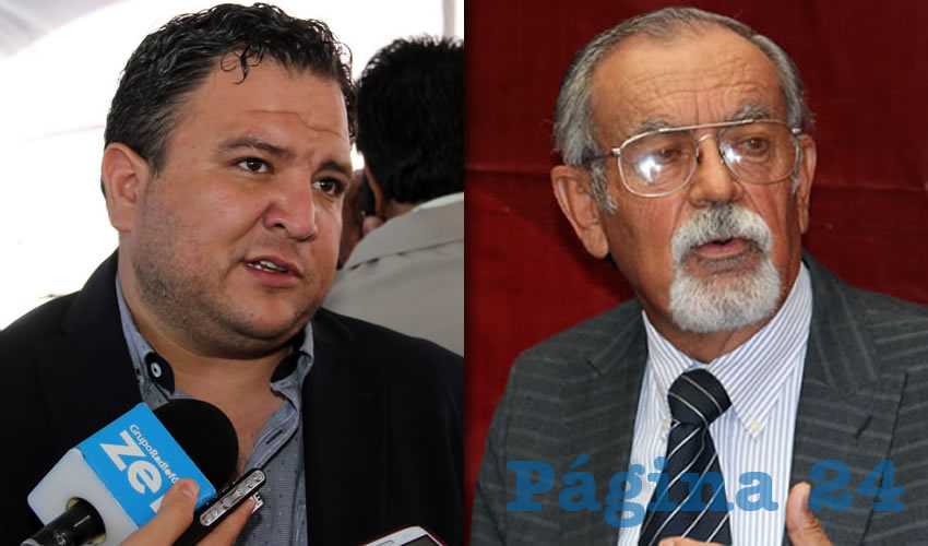Refugio Muñoz de Luna, director de CCAPAMA | José Luis de Anda Jiménez, encargado de despacho de la Canacintra