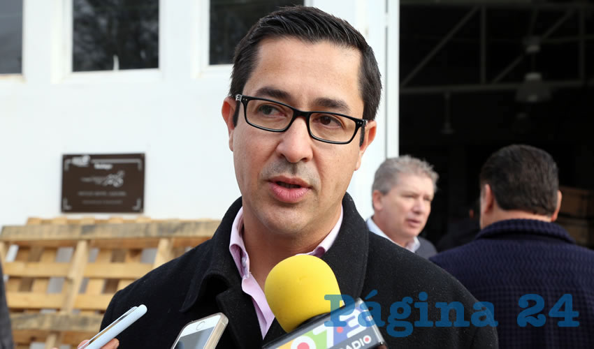 Luis Fernando Landeros Ortiz, consejero presidente del IEE (Foto: Eddylberto Luévano Santillán