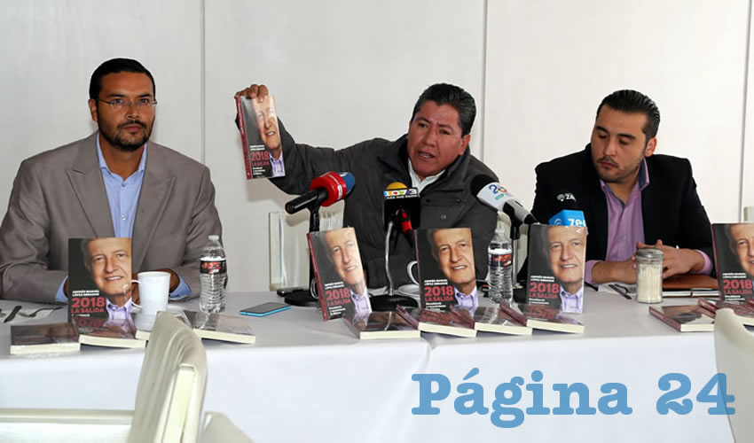 David Monreal presentó el libro de AMLO