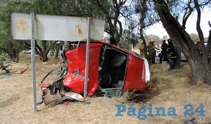 El percance ocurrió sobre avenida Paseo del Molino, en Jesús María