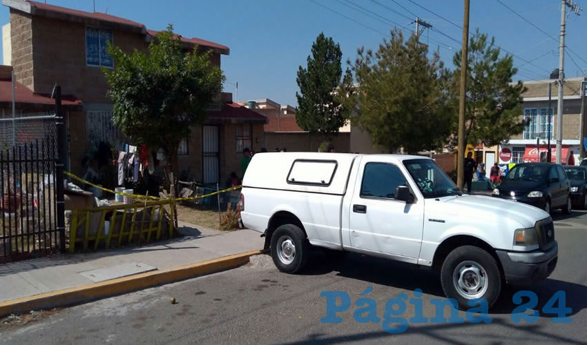 En este domicilio del fraccionamiento El Reencuentro, se ahorcó Andrea Carolina Vázquez Hernández; es el suicidio número nueve de este año en Aguascalientes