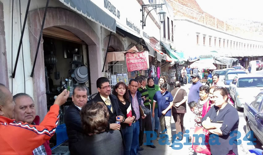 La presidente municipal, Judit Guerrero López, reconoce la palabra empeñada de los vendedores que ofrecieron dejar la calle libre a partir del 7 de febrer